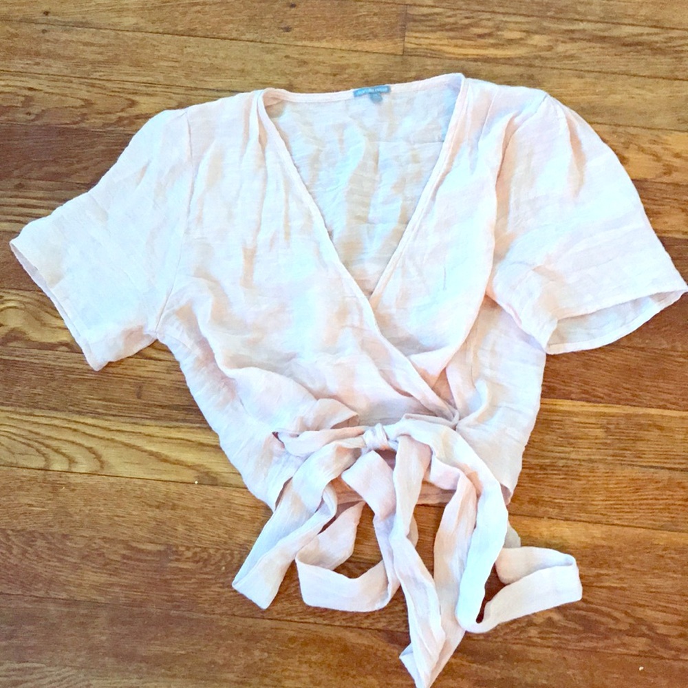Crop tie top